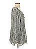 Avenue 100% Rayon Gray Long Sleeve Blouse Size 22 - photo 3
