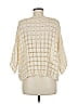 Hem & Thread 100% Acrylic Ivory Cardigan Size Med - Sm Plus - photo 2