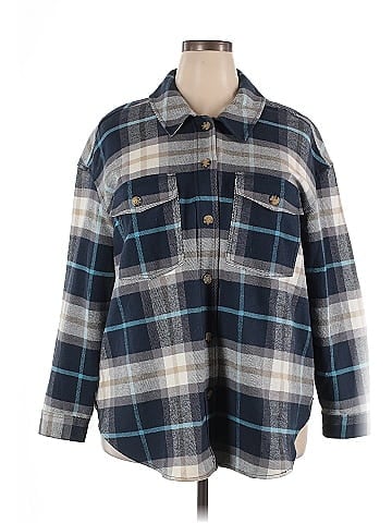 Lane Bryant Long Sleeve Button-Down Shirt (view 1)