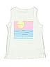 Gap Kids 100% Cotton White Ivory Sleeveless T-Shirt Size M (kids) - photo 1
