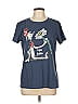 Life Is Good 100% Cotton Blue Short Sleeve T-Shirt Size L - photo 1