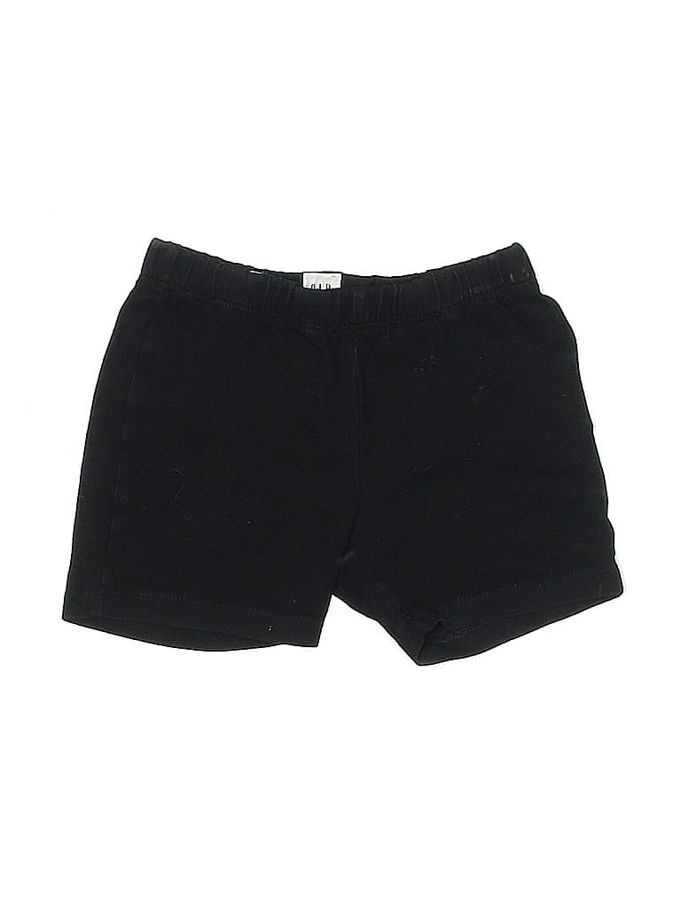 Gap Kids Solid Black Shorts Size 4 - photo 1