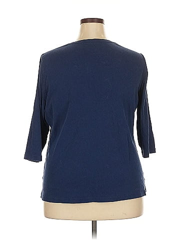 St. John's Bay 3/4 Sleeve T-Shirt (view 2)