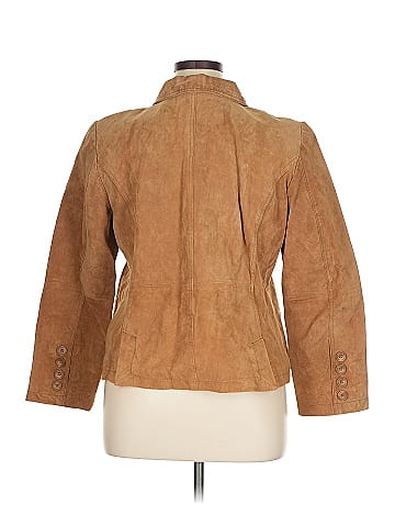 Christopher & Banks Leather Jacket (view 2)