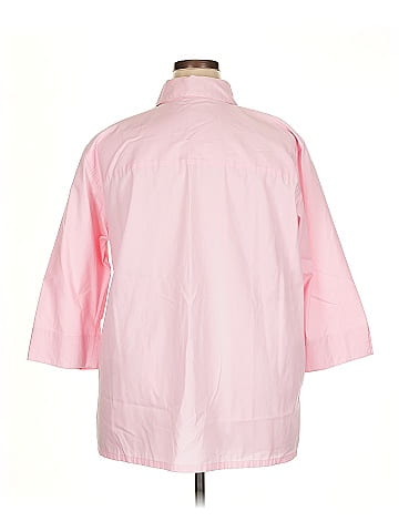 Liz Claiborne 3/4 Sleeve Button-Down Shirt (view 2)