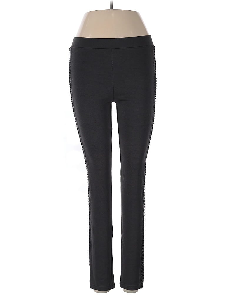 Gracia Solid Black Active Pants Size S - photo 1
