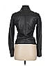 Mango 100% Leather Black Leather Jacket Size M - photo 2
