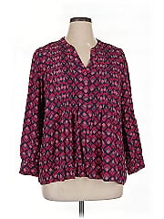 Terra & Sky 3/4 Sleeve Blouse