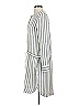 Lou & Grey for LOFT 100% Rayon Stripes Gray Casual Dress Size S - photo 4