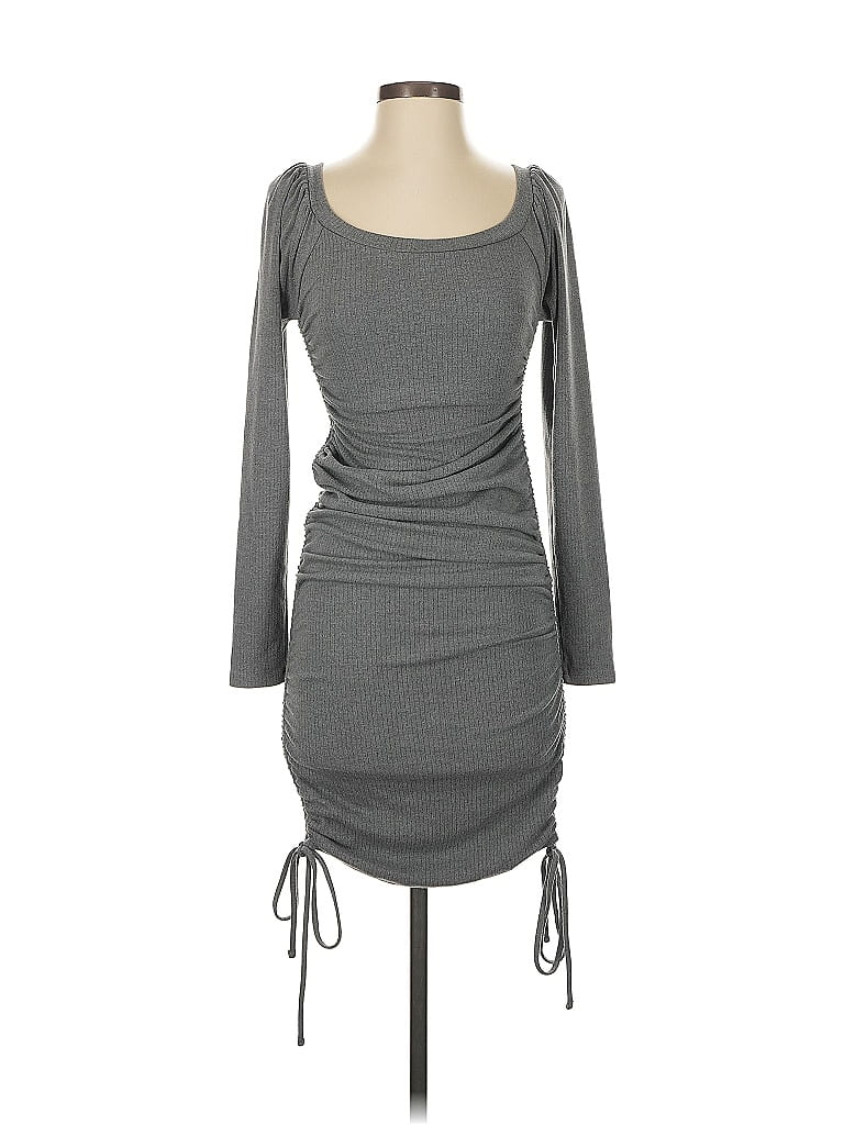 Pre-owned Betsey Johnson Casual Dress In Gray