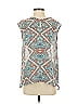 Tribal 100% Polyester Teal Sleeveless Blouse Size XS - photo 1