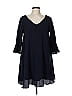 Wishlist Solid Blue Casual Dress Size M - photo 1