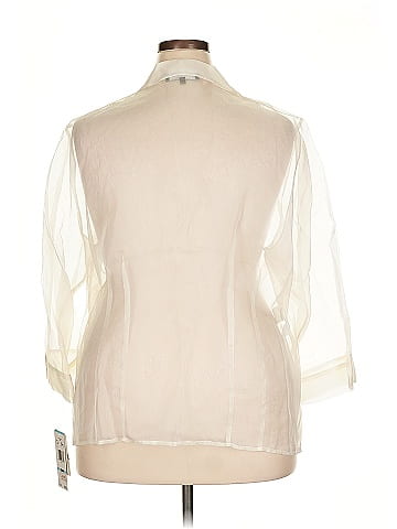Jones New York Collection 3/4 Sleeve Silk Top (view 2)