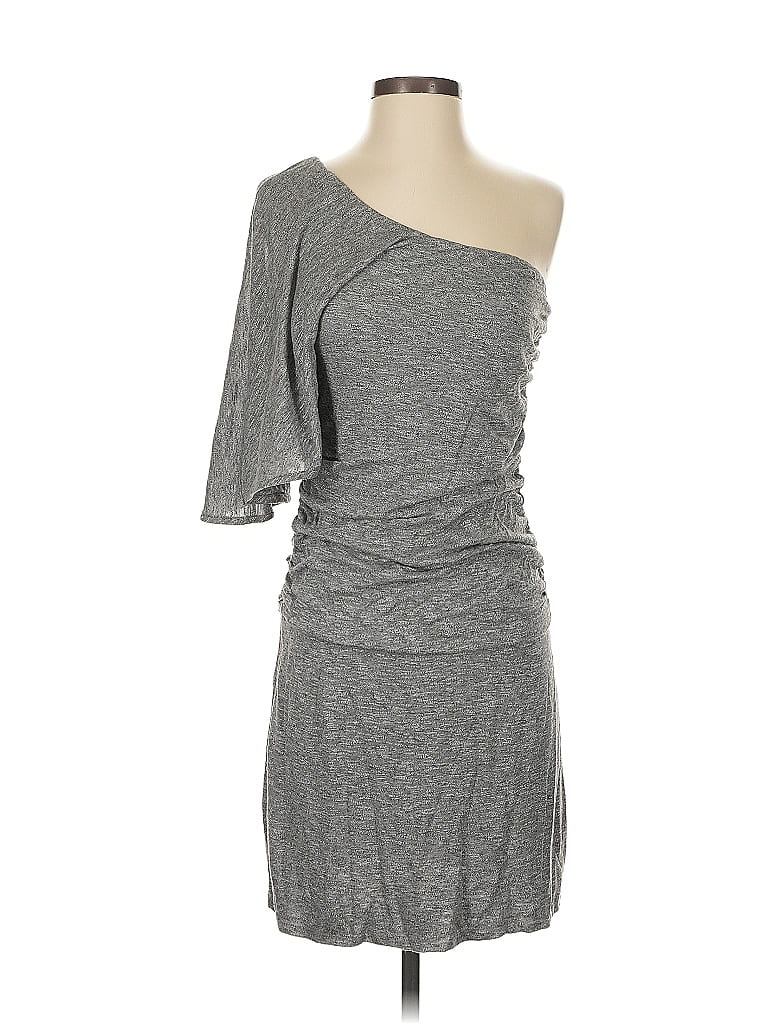 Black Halo 100% Viscose Gray Cocktail Dress Size S - photo 1