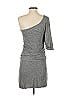 Black Halo 100% Viscose Gray Cocktail Dress Size S - photo 2