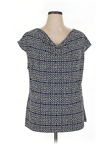 Liz Claiborne Short Sleeve Blouse (view 1)