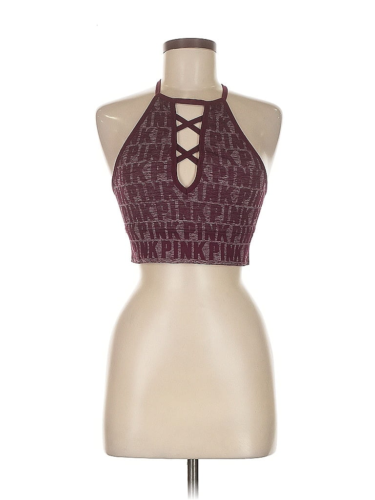Victoria's Secret Pink Burgundy Tank Top Size M - photo 1