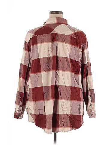 Ava & Viv 3/4 Sleeve Button-Down Shirt (view 2)