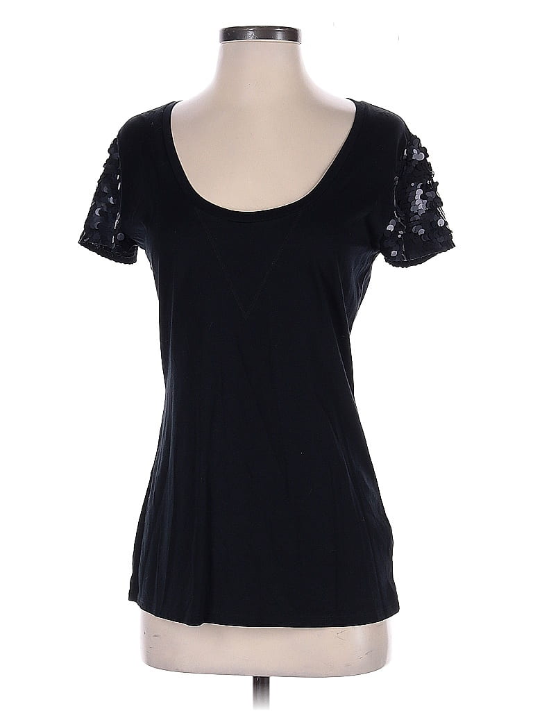 Pre-owned Gap Short Sleeve T-shirt In Black