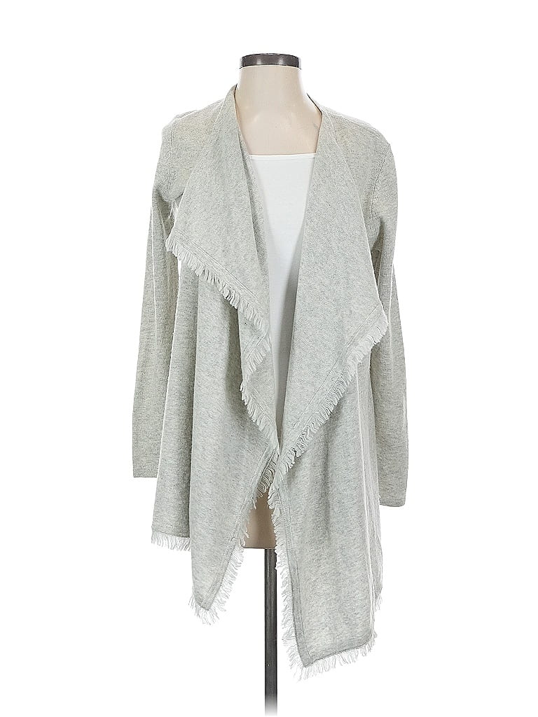 Pre-owned Vineyard Vines Wool Cardigan Sweater In Gray