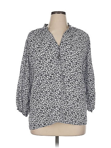 H&M L.O.G.G. 3/4 Sleeve Blouse (view 1)