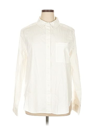 Evereve Long Sleeve Button-Down Shirt (view 1)