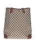 Gucci 100% Coated Canvas Gray Tan GG Supreme Web Sherry Line Tote One size - photo 3