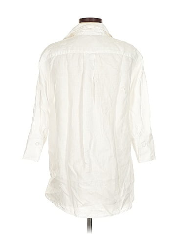 Zara 3/4 Sleeve Button-Down Shirt (view 2)