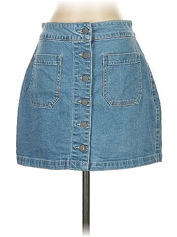 TGLA Denim Skirt (view 1)