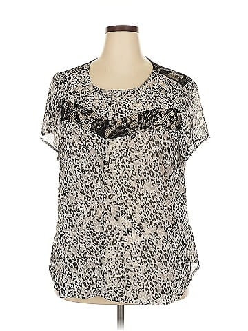 Maurices Short Sleeve Blouse (view 1)
