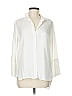 Cloth & Stone 100% Tencel Ivory 3/4 Sleeve Button-Down Shirt Size M - photo 1