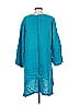 bryn WALKER 100% Linen Teal 3/4 Sleeve Blouse Size S - photo 2