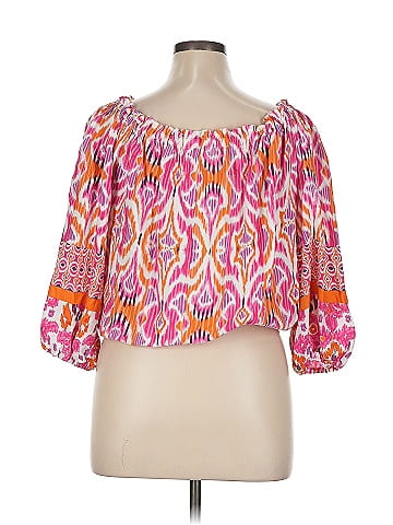 Christian Siriano New York 3/4 Sleeve Blouse (view 2)