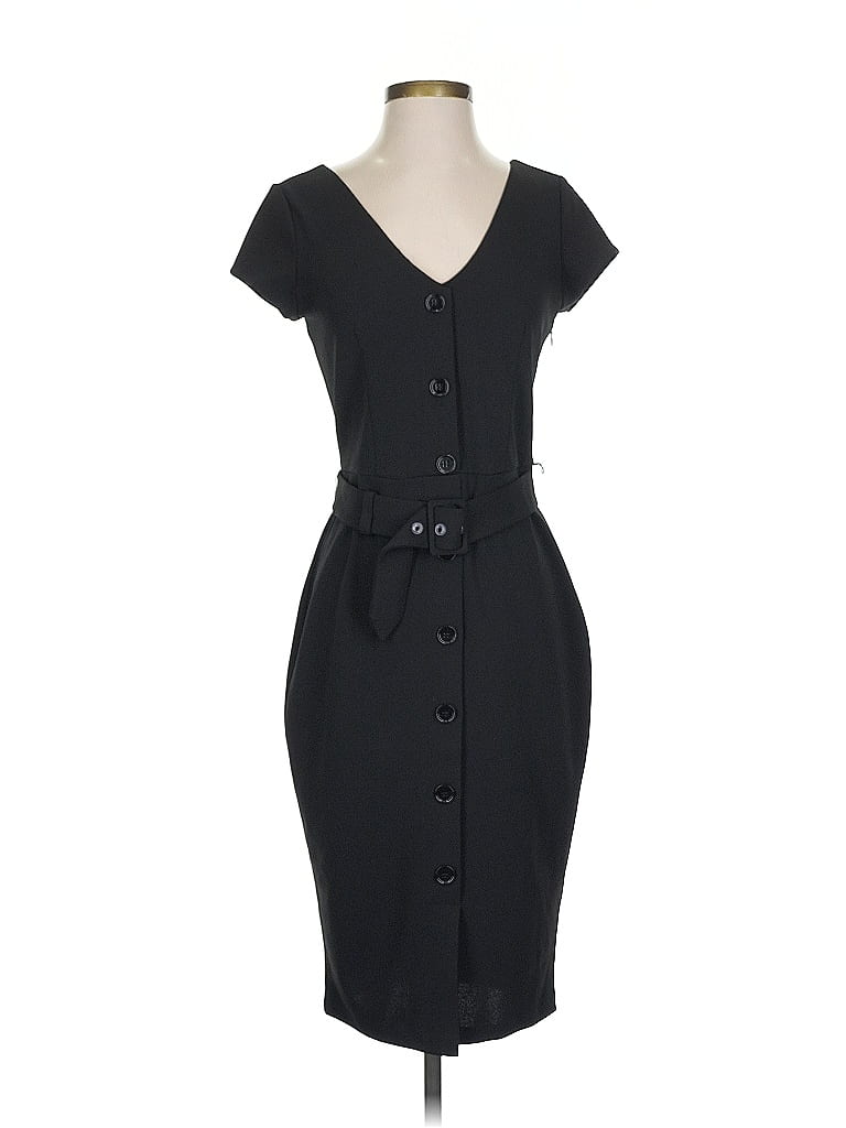 Pre-owned Express Casual Dress In Black