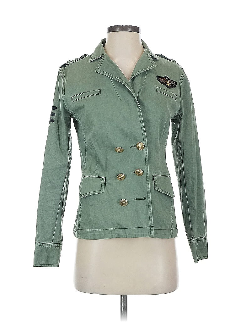 Pre-owned Cabi Jacket In Green