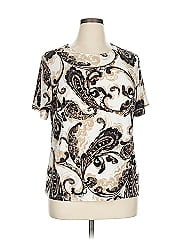 Jm Collection Short Sleeve Blouse
