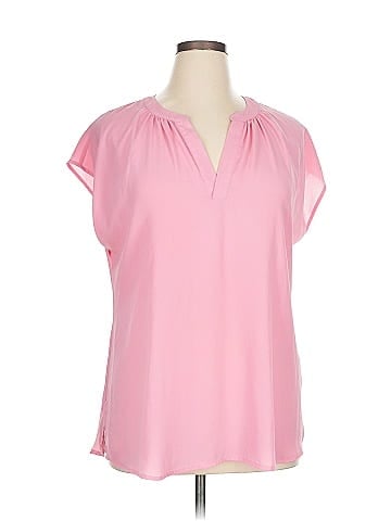 Roz & Ali Short Sleeve Blouse (view 1)
