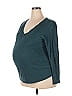 Isabel Maternity Teal 3/4 Sleeve T-Shirt Size XXL - photo 1