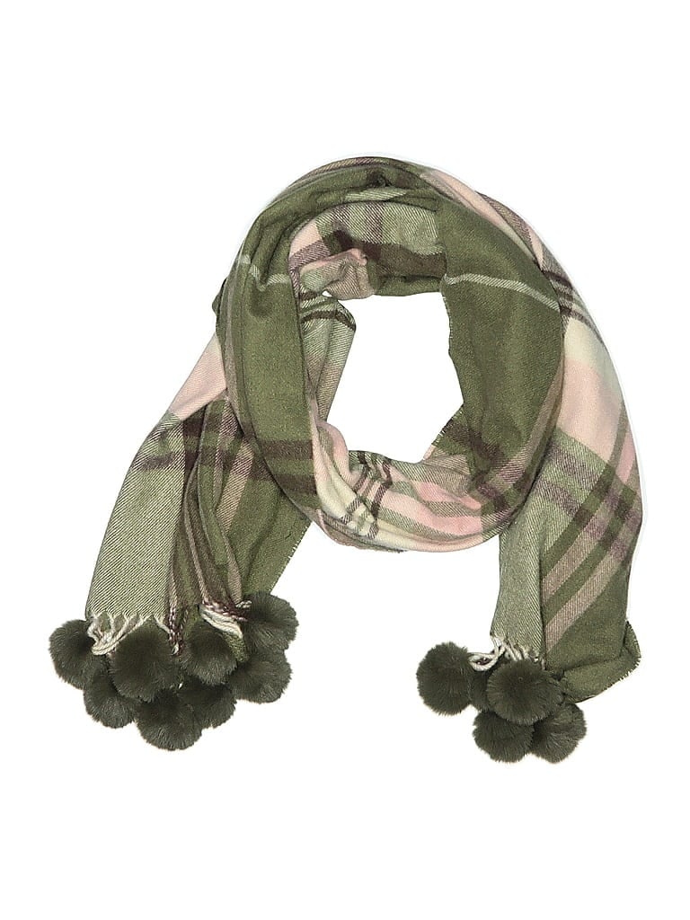 Pre-owned Assorted Brands Scarf In Green