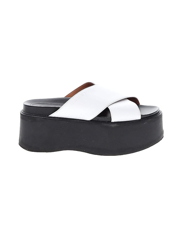 Pre-owned Marni Sandals In White