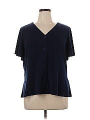 Susan Graver Short Sleeve Blouse