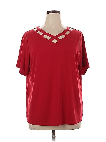 Susan Graver Short Sleeve Top (view 1)