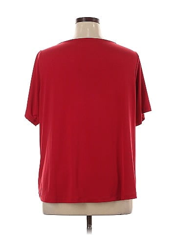 Susan Graver Short Sleeve Top (view 2)
