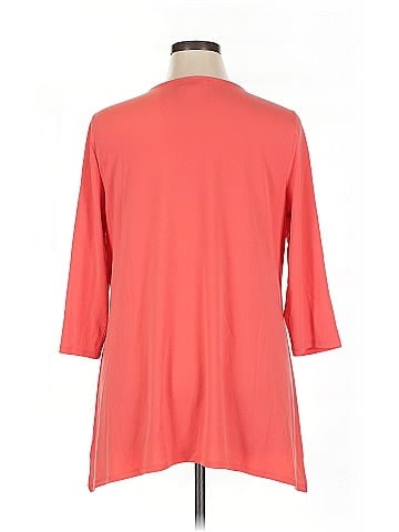 JM Collection 3/4 Sleeve Top (view 2)