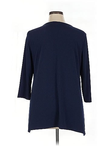 JM Collection 3/4 Sleeve Top (view 2)