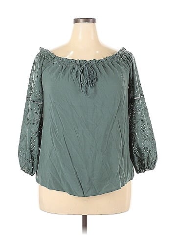 Maurices 3/4 Sleeve Blouse (view 1)