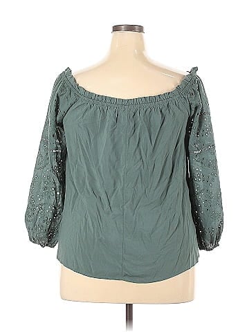 Maurices 3/4 Sleeve Blouse (view 2)