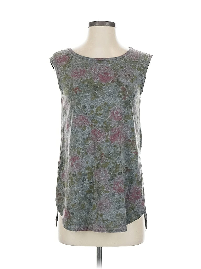 Click to view more detailed imagery on our partner's website Pre-owned T.la Sleeveless Blouse In Gray