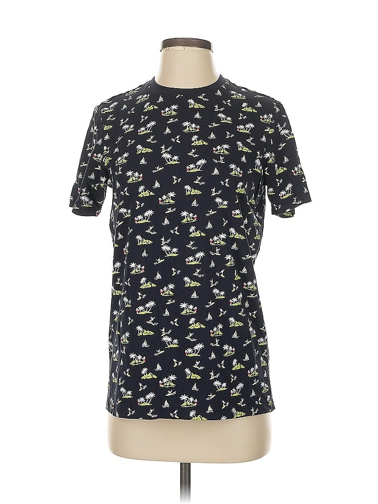 FREE PLANET Pre-owned Short Sleeve Turtleneck In Black