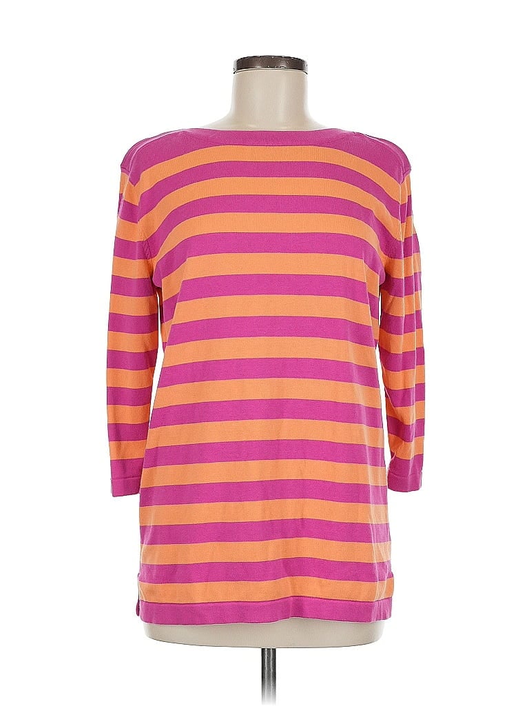 Belle By Kim Gravel Pink Pullover Sweater Size M - photo 1